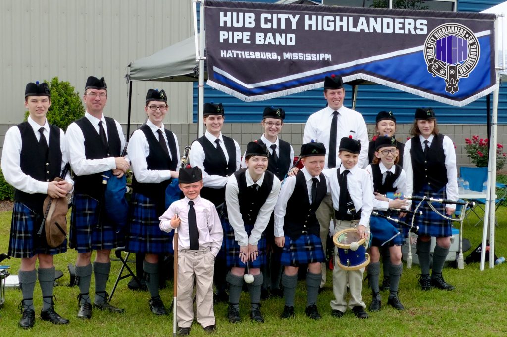 Hub City Highlanders Pipe Band CelticFest Mississippi